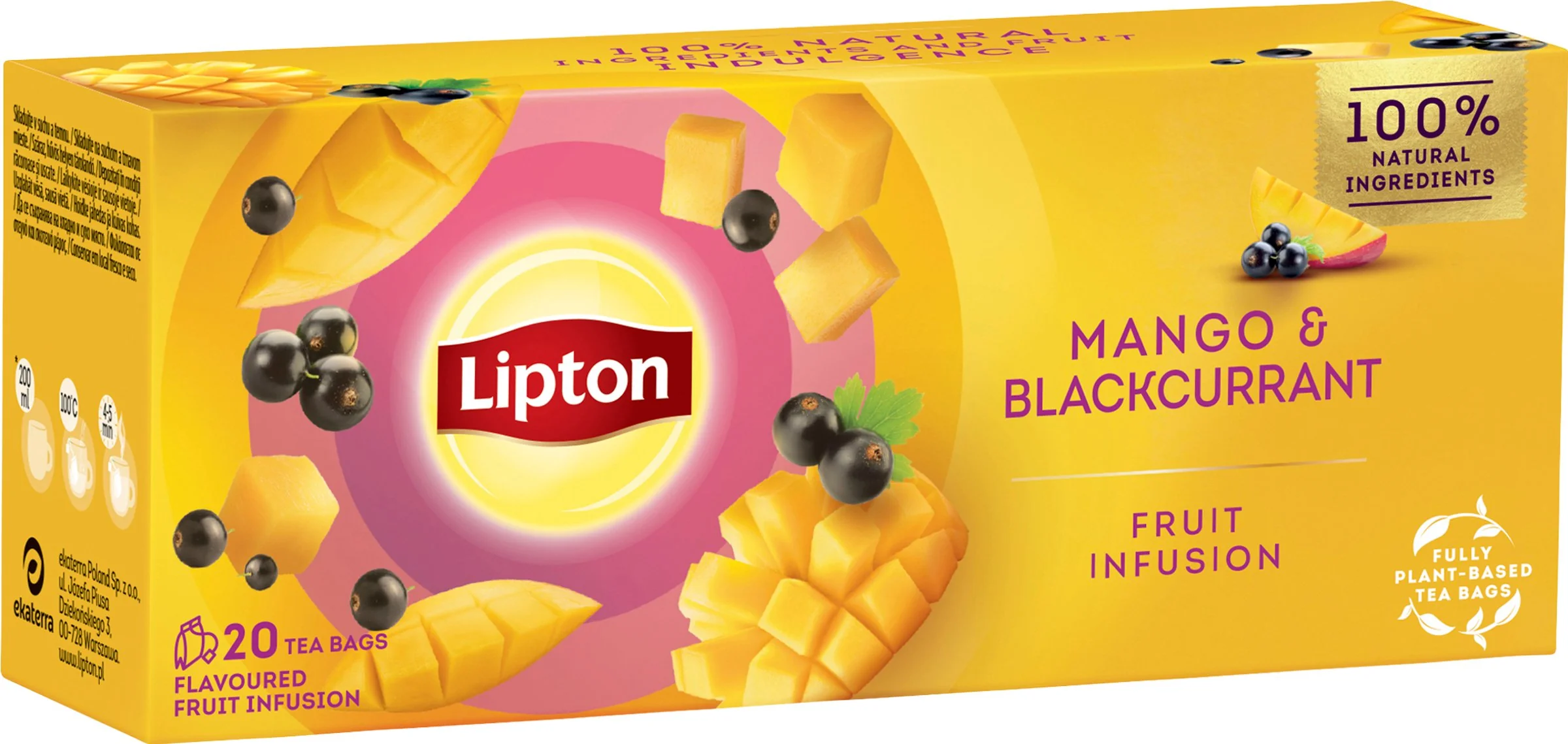 Lipton Mango with Blackcurrant 1,7g 20 ks