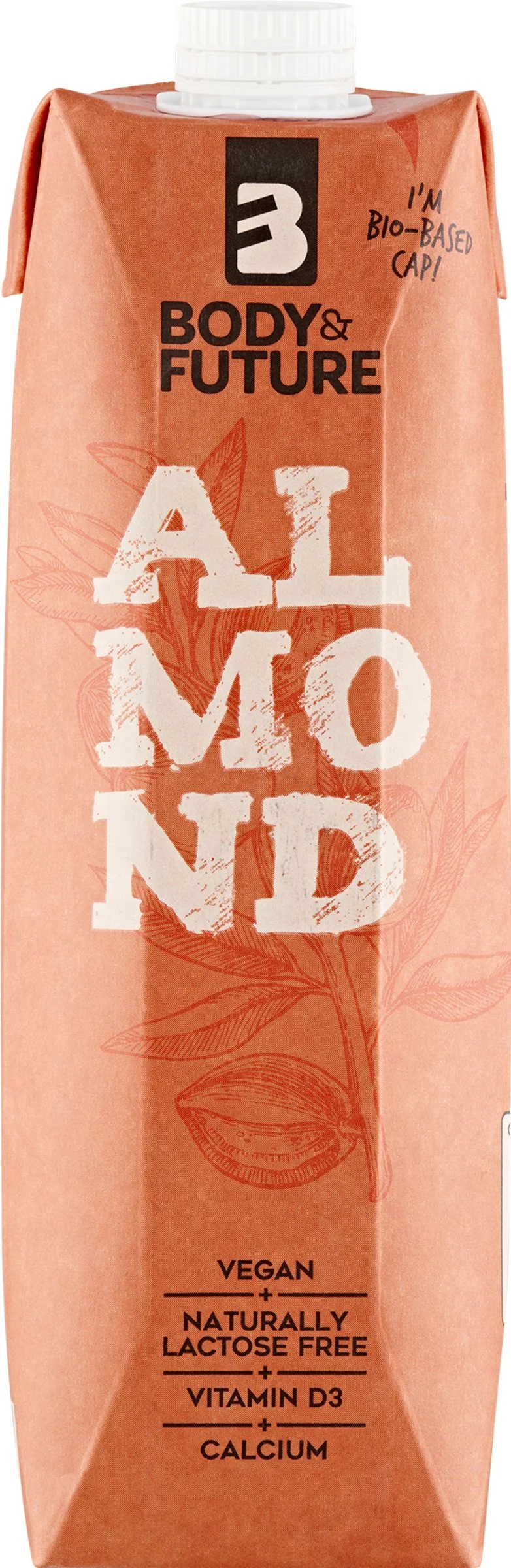 Body&Future almond 1×1000 ml, mandľový nápoj