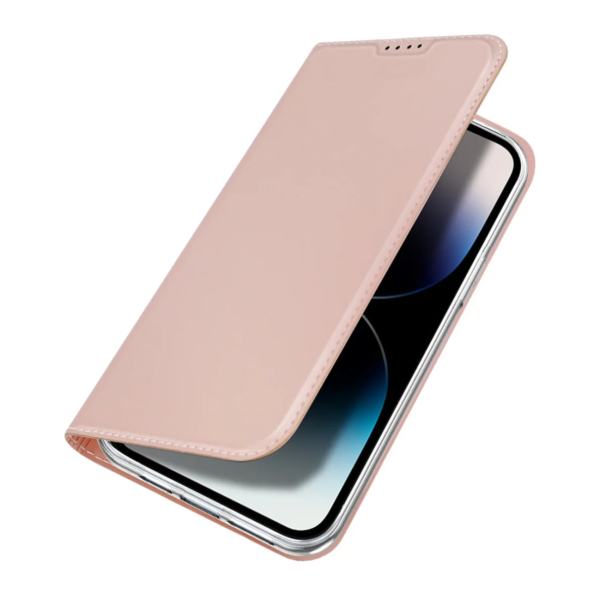Dux Ducis Skin Pro knižkové puzdro na iPhone 15 Pro Max, ružové