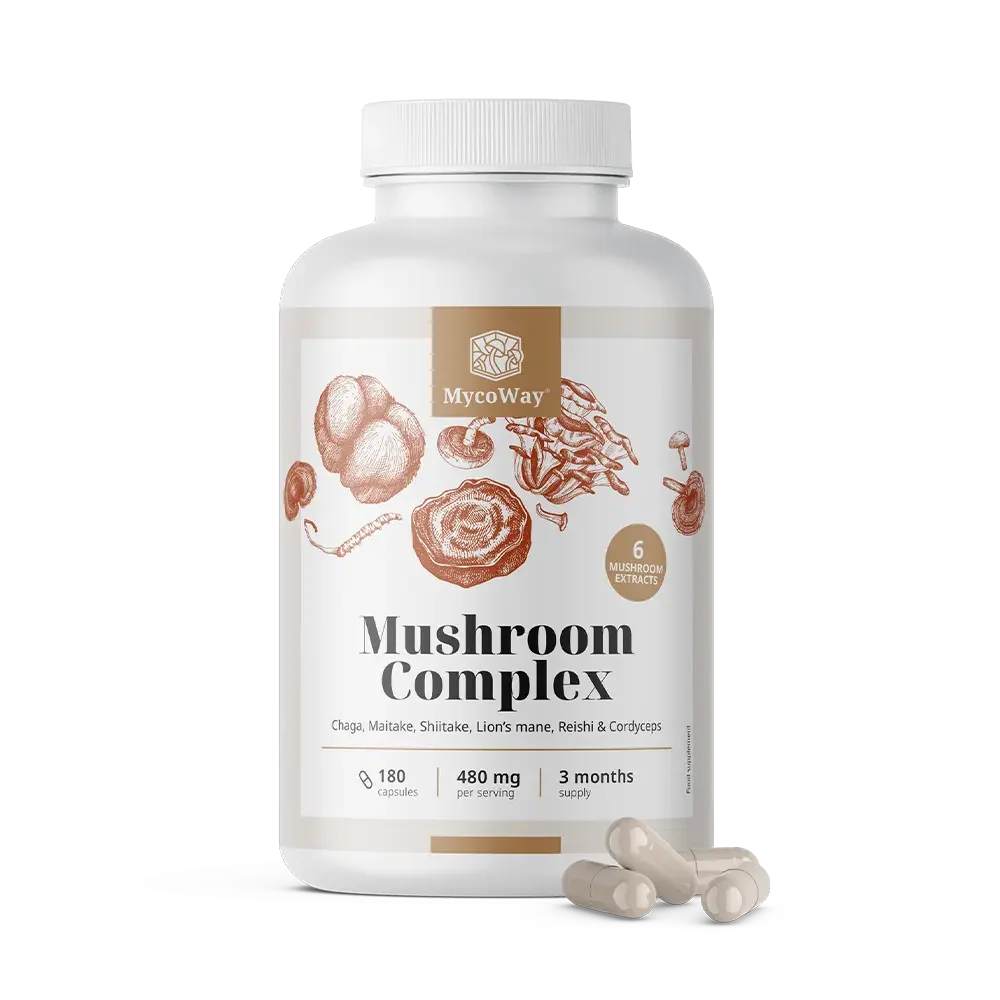 MYCOWAY Komplex húb, 180 kapsúl 180 cps