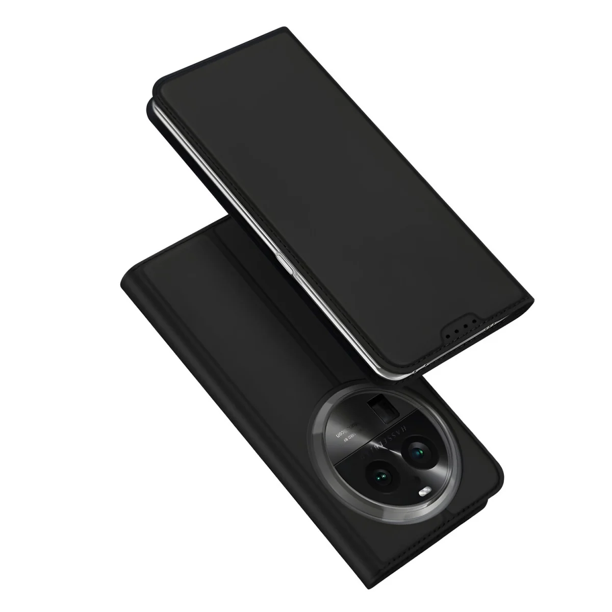 Knižkové puzdro Skin Pro pre Oppo Find X6 Pro - Čierna Elegantná ochrana