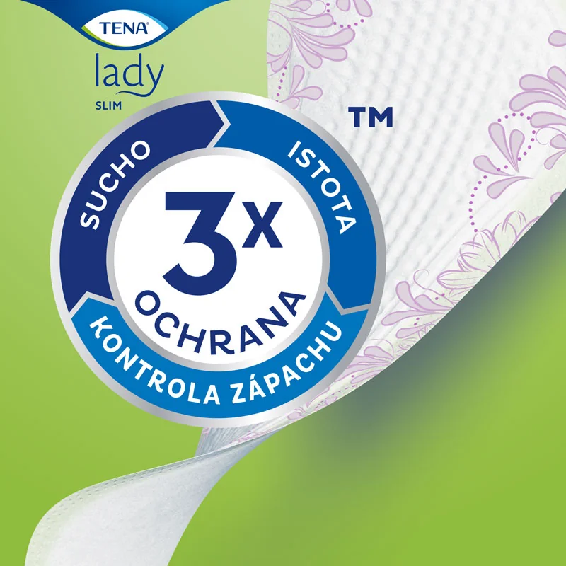 TENA Lady Slim Ultra Mini 1×14 ks, inkontinenčné slipové vložky