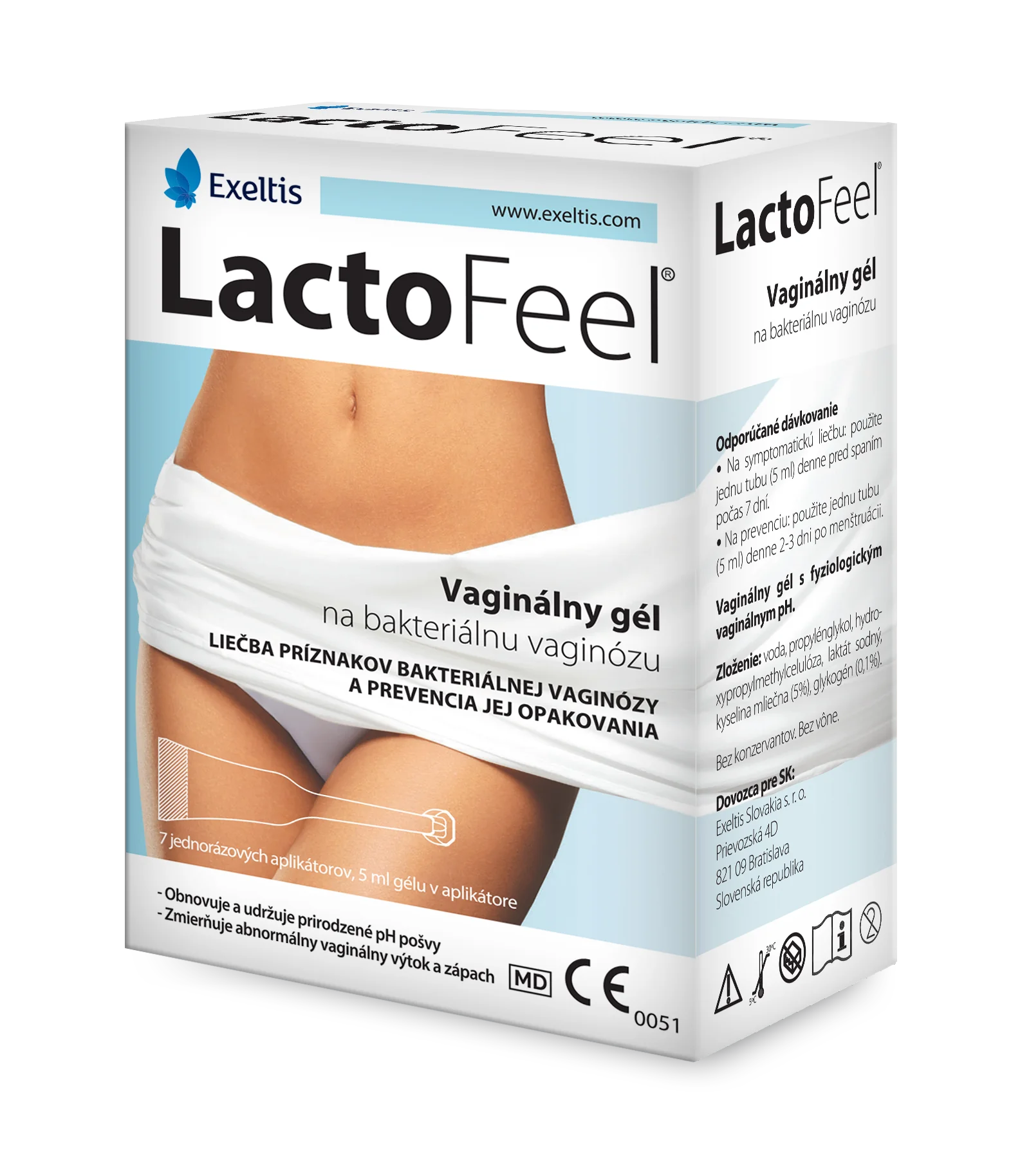 LactoFeel® 7x5 ml, vaginálny gél