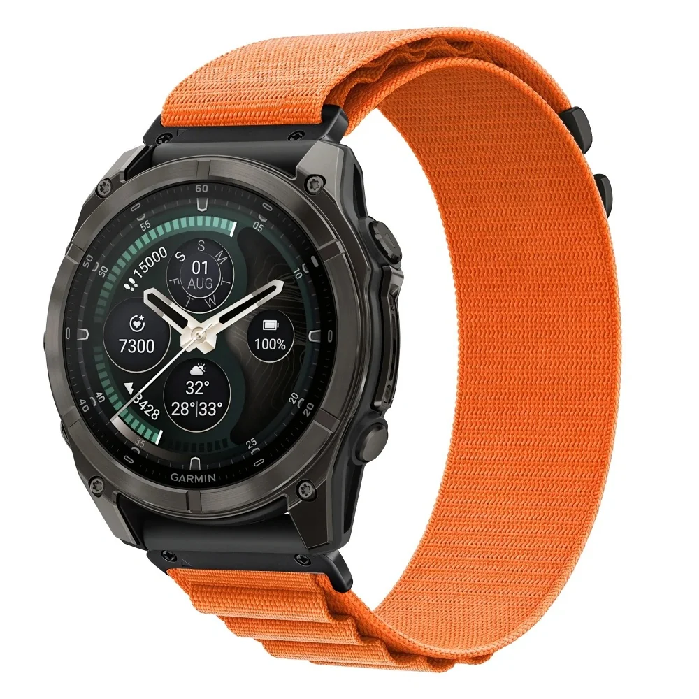 Tech-Protect Nylon Pro remienok Garmin QuickFit 26mm, orange