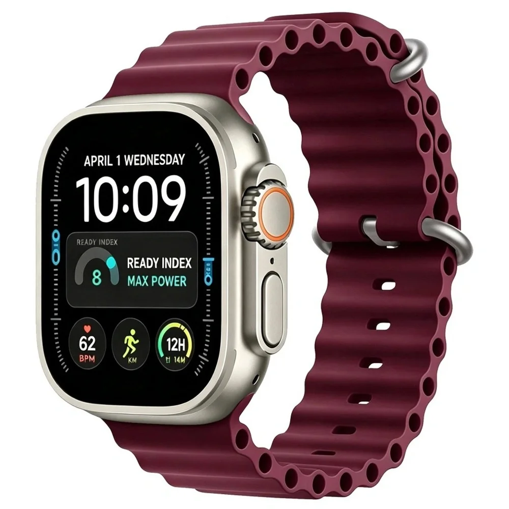Tech-Protect Iconband Pro remienok na Apple Watch 44 / 45 / 46 / 49 mm, deep burgundy