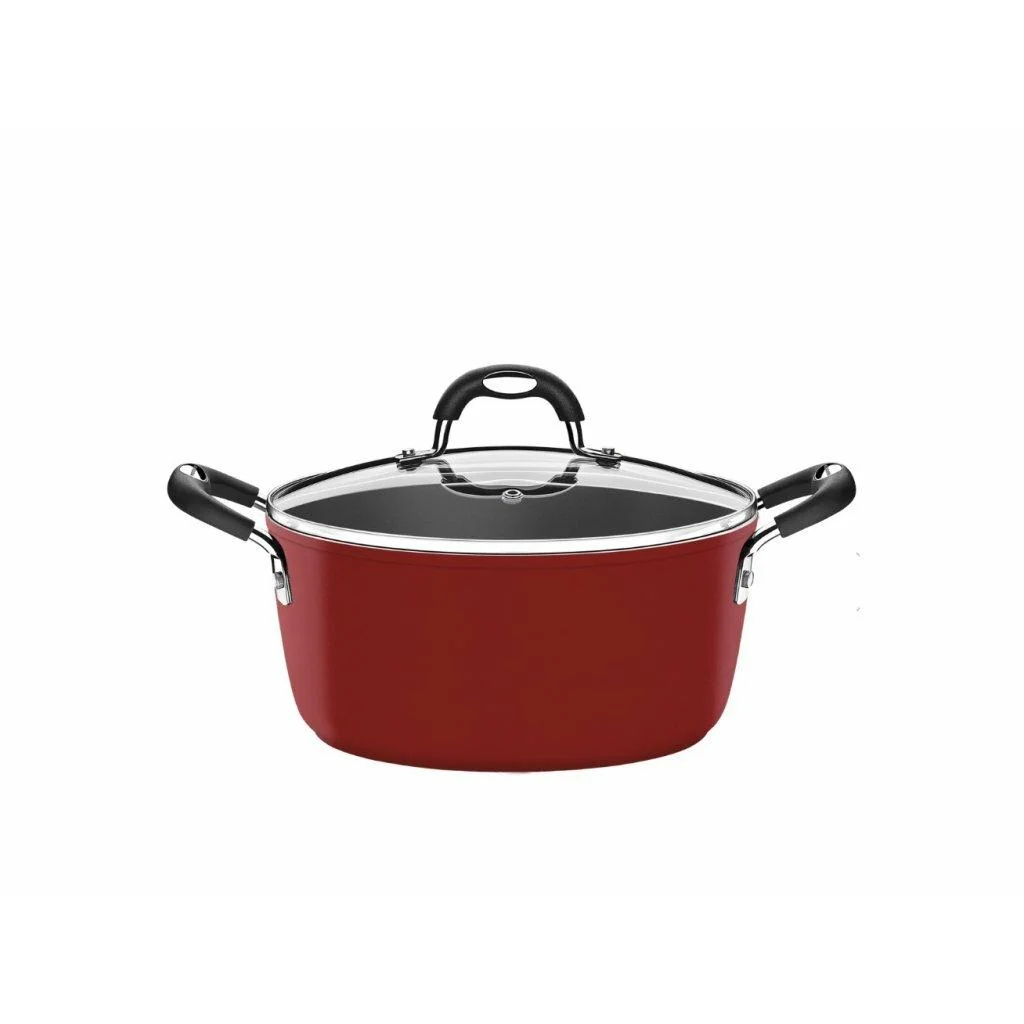 Tramontina 28705/728 Monaco Induction hrniec 28cm/6,4l/červená