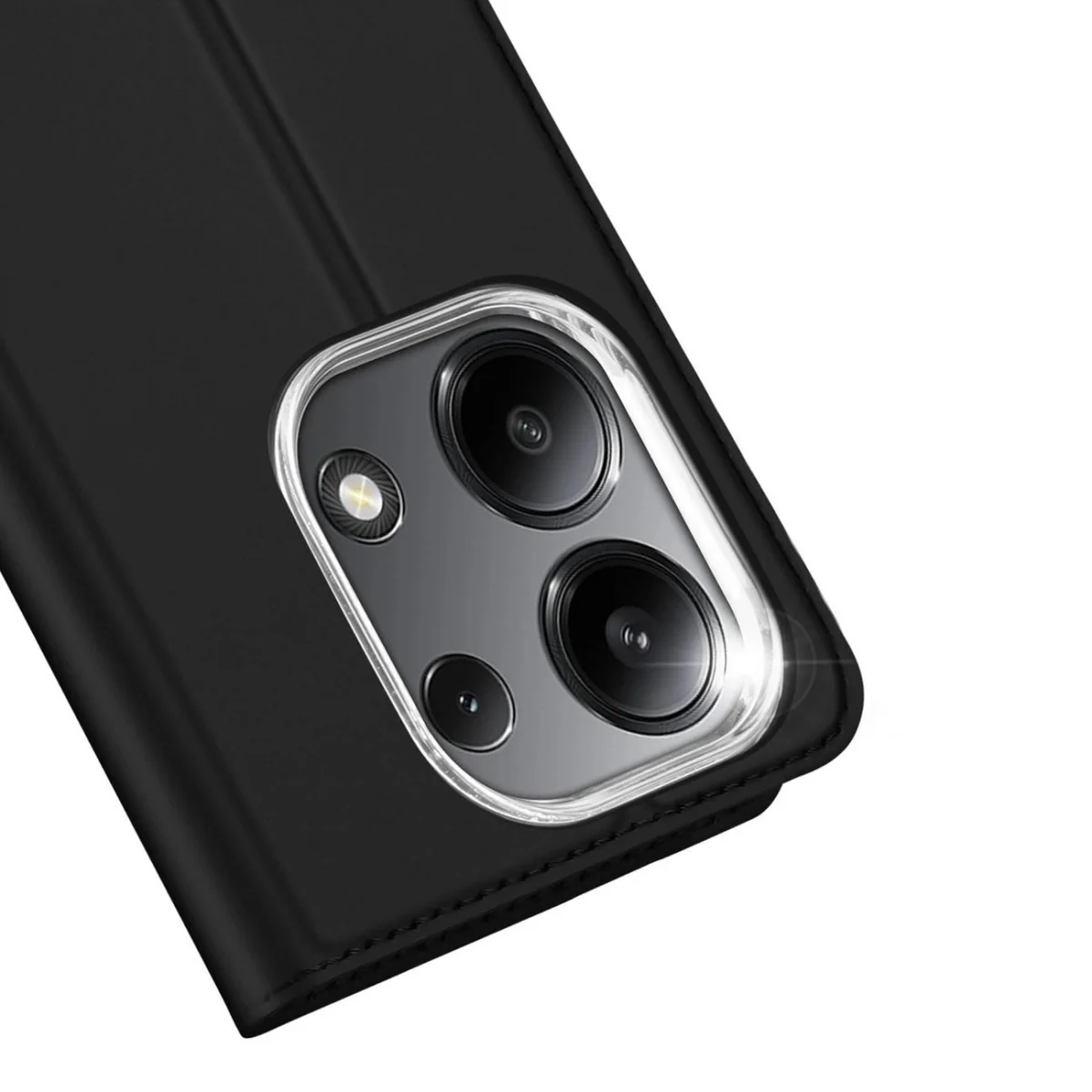 Dux Ducis Skin Pro knižkové puzdro na Xiaomi Redmi Note 13 4G čierne