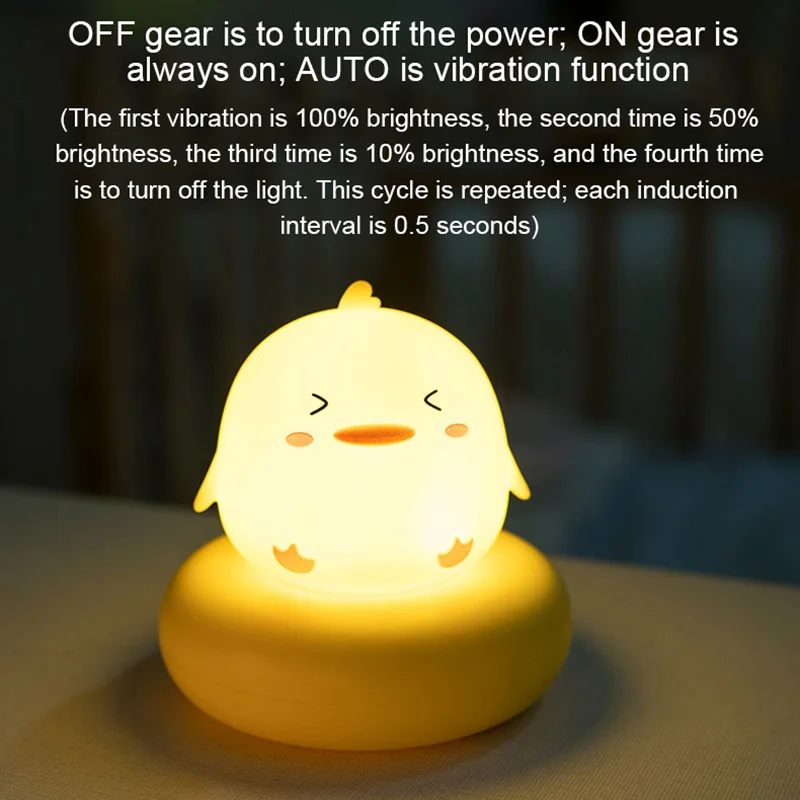MG W-007 Duck nočná lampa, žltá