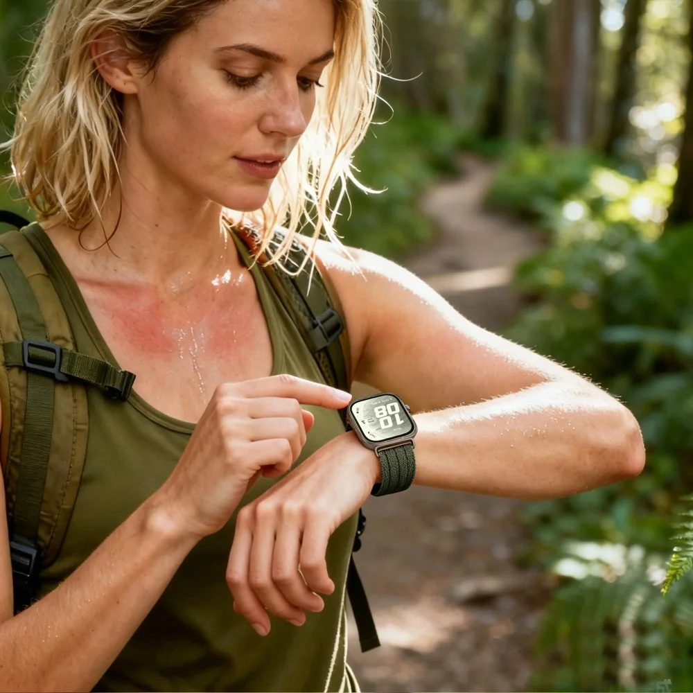 Tech-Protect Nylon remienok na Huawei Watch Fit 3 / 4 / 4 Pro / 5 / 5 Pro, military green