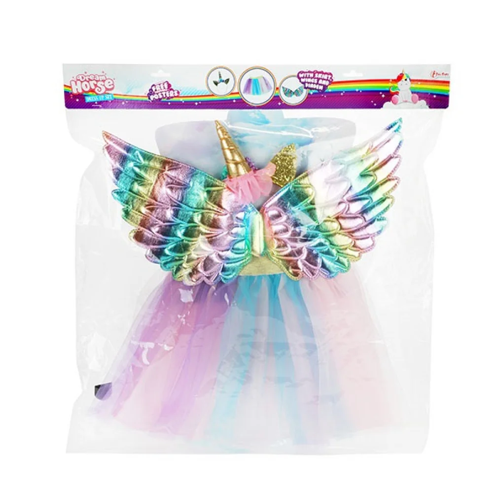 Jednorožec hviezdne krídla súprava šiat na párty, karneval- Dreams horse -Moveo