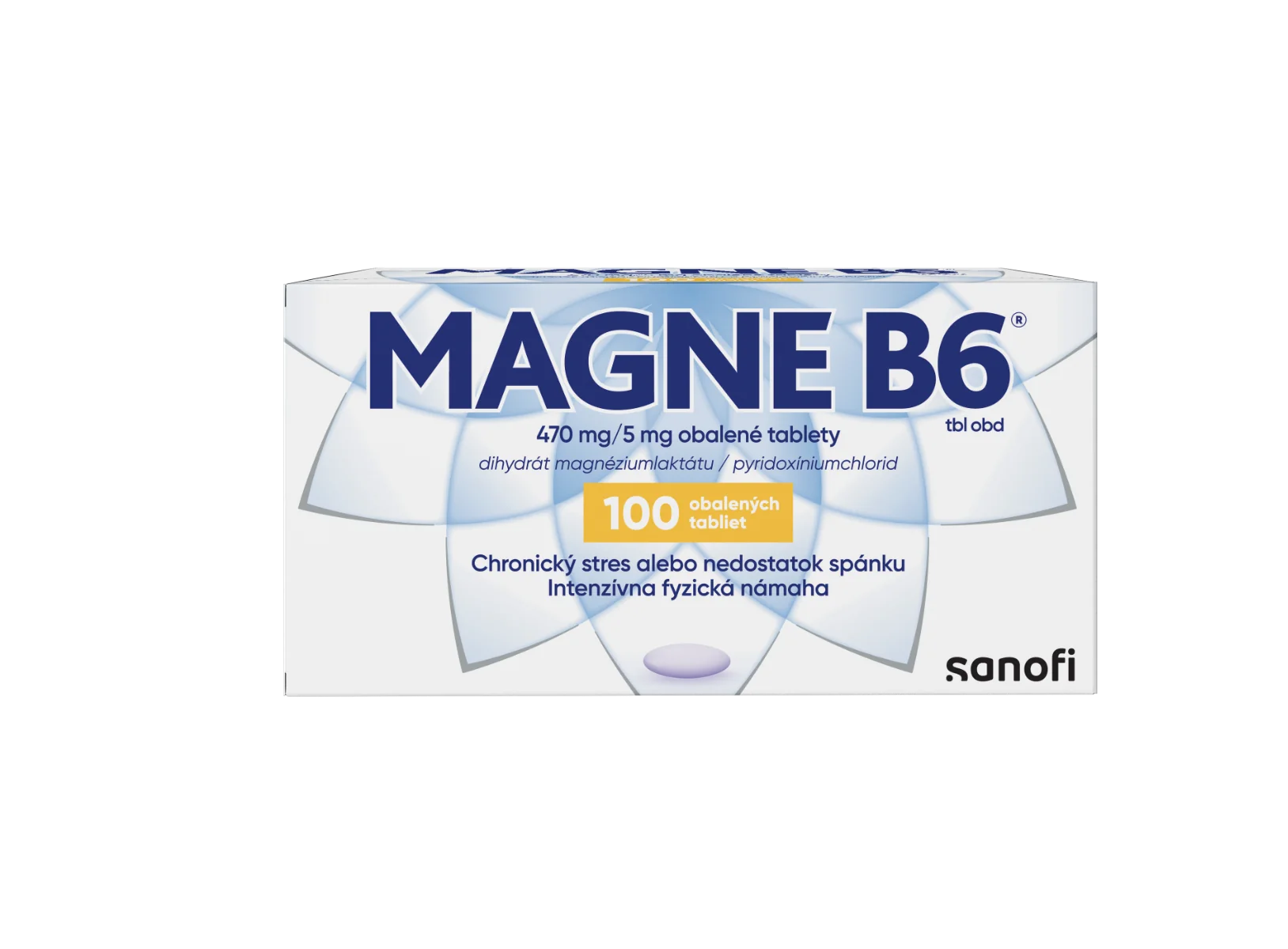 Magne B6 470 mg/5 mg 100 tabliet 1×100 tbl, liek