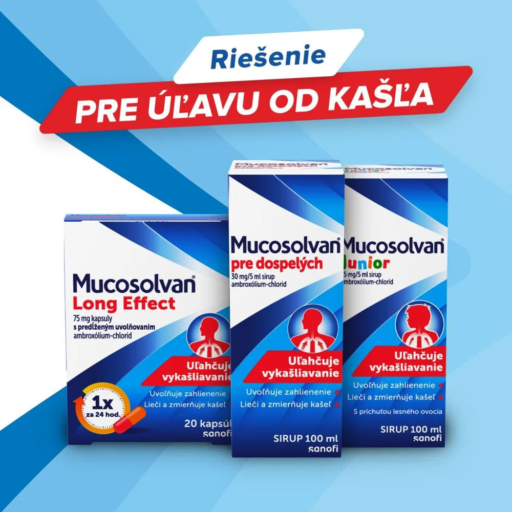 Mucosolvan Sirup pre dospelých 100 ml 1×100 ml, liek
