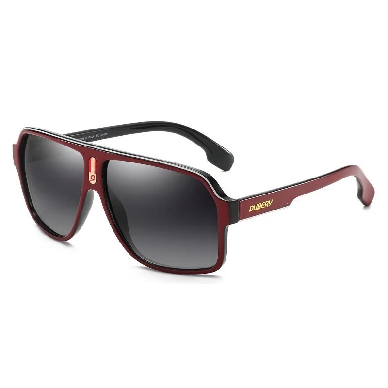 DUBERY Alpine 2 slnečné okuliare, Black Red / Gray