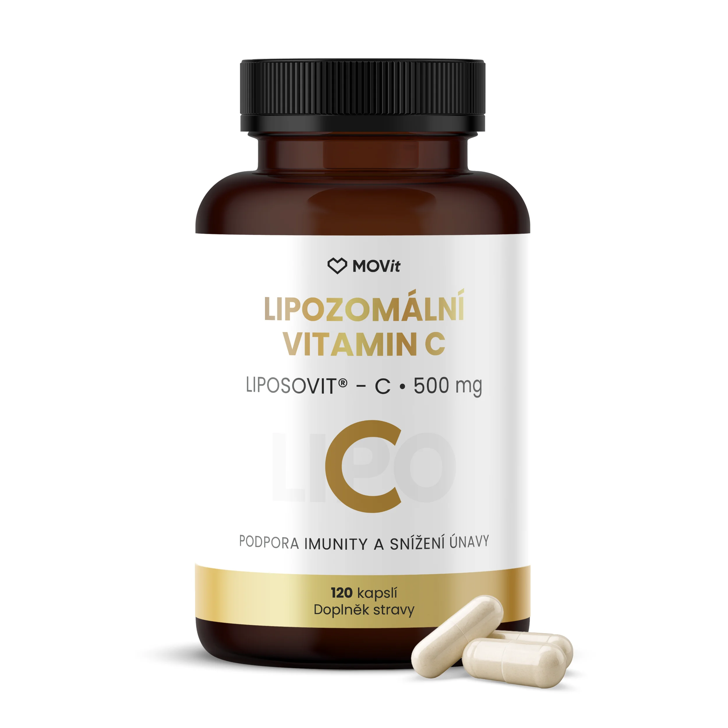 MOVit Lipozomálny Vit. C LIPOSOVIT® - C 500 mg 120 cps