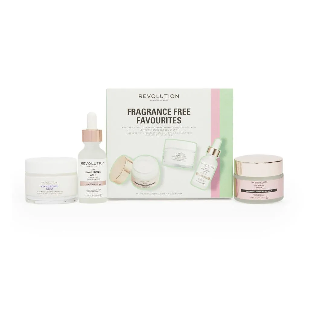 Revolution Skincare Fragrance Free Favourites Collection 1×1 set, set na špeciálnu starostlivosť o pleť