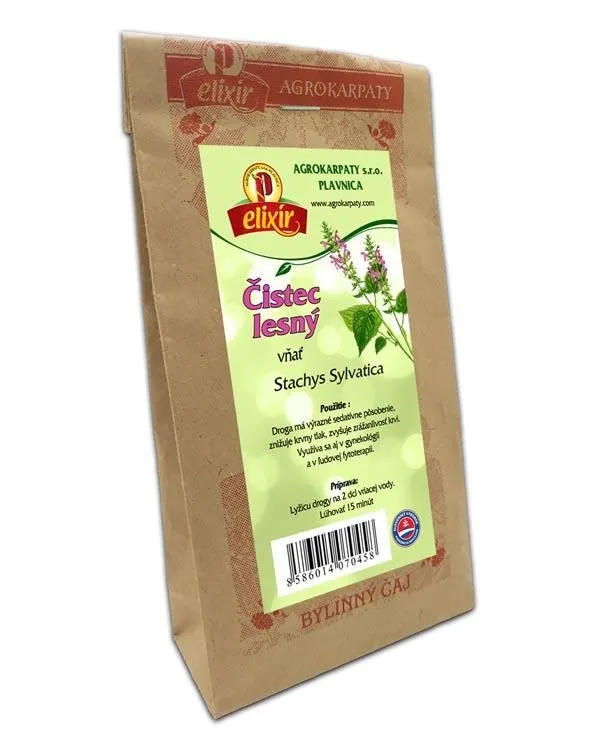 Agrokarpaty Čistec lesný vňať 30 g 1×30 g, sypaný čaj