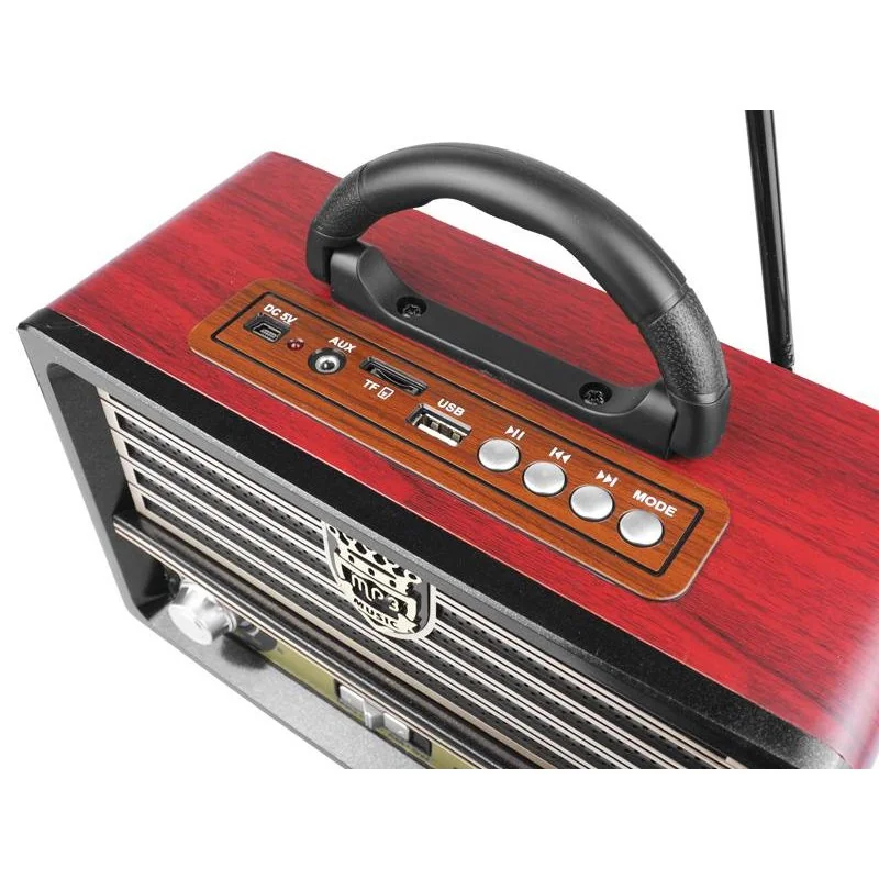 Rádio prenosné MEIER M-113BT BROWN retro