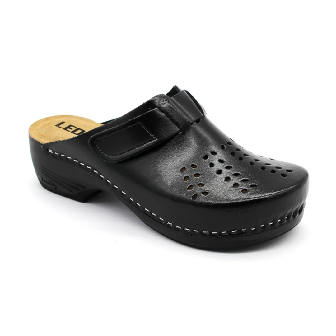 PU161 Dámska zdravotná celokožená obuv uzavretá 38 - 24cm, biela, 4,5 cm