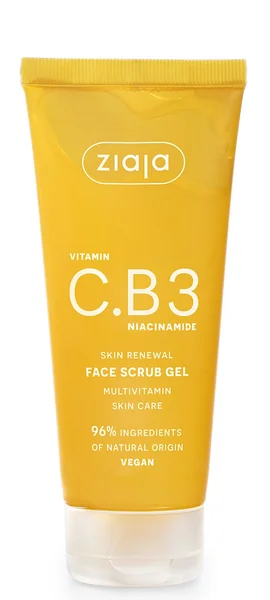 Ziaja c.b3 - gélový peeling na tvár 1×100 ml, peeling na tvár