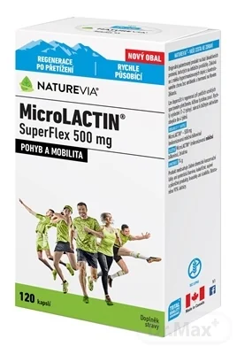 NATUREVIA MicroLACTIN SuperFlex 500 mg 1×120 cps, výživový doplnok