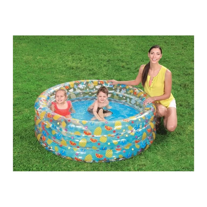 Bazén BESTWAY 51045 Ø150x53cm transparentný/ananás