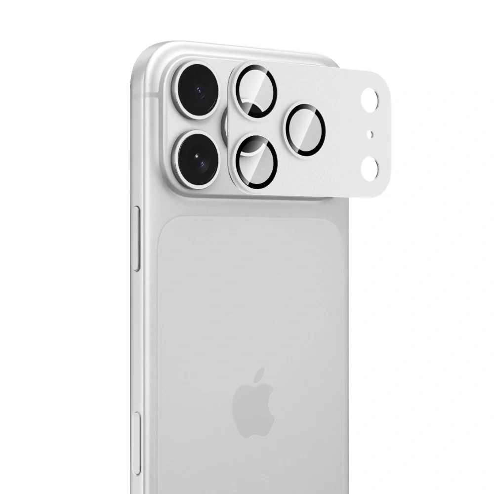Tech-Protect CamFull Fit ochranné sklo na kameru na iPhone 18 Pro Max, strieborné