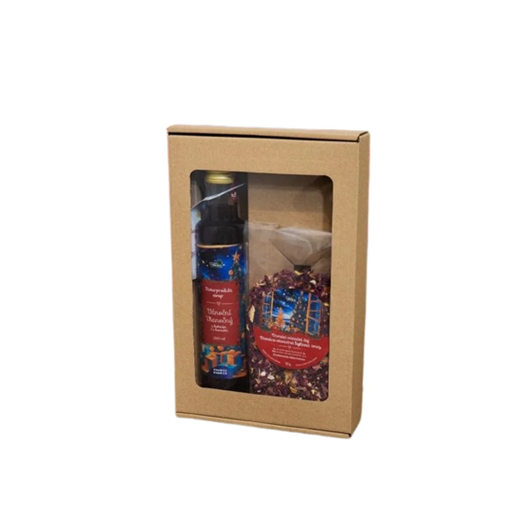 NATURPRODUKT sirup s korením+bylinná zmes darčeková sada