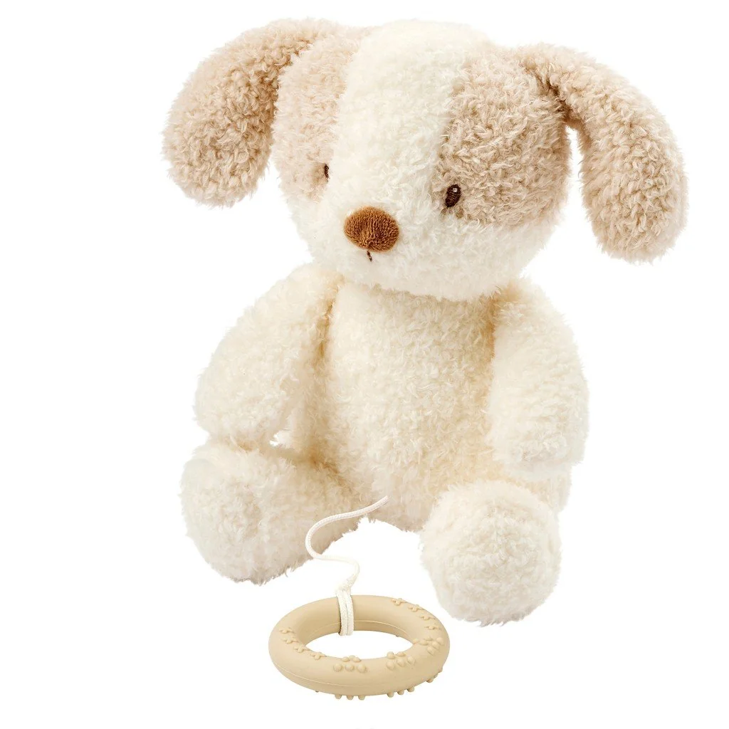 Hračka plyšová hudobná Teddy psík 24 cm, 0m+