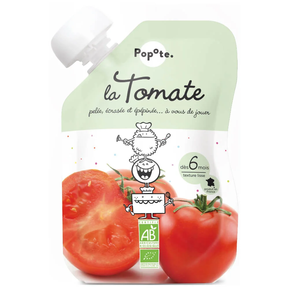 POPOTE Kapsička bio paradajka 120 g, 6+ 1×120 g, kapsička
