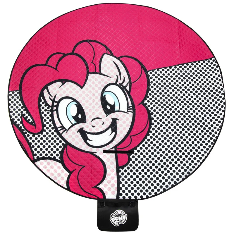 SPOKEY - HASBRO PICNIC PIUMA Pikniková deka guľatá, ružová, priemer 150 cm, zn. MY LITTLE PONY