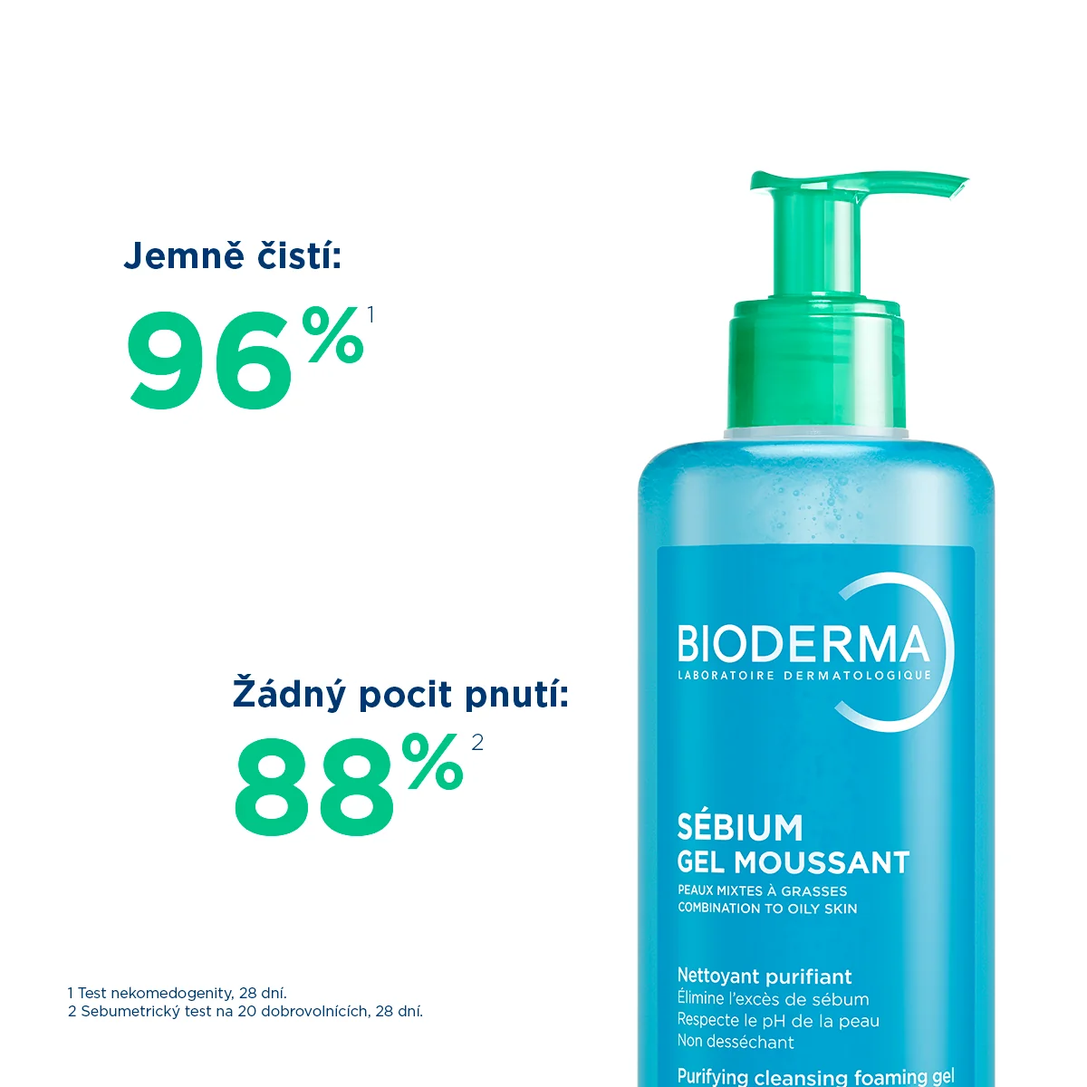 BIODERMA Sébium Gel moussant čistiaci gél na zmiešanú a mastnú pleť 400 ml