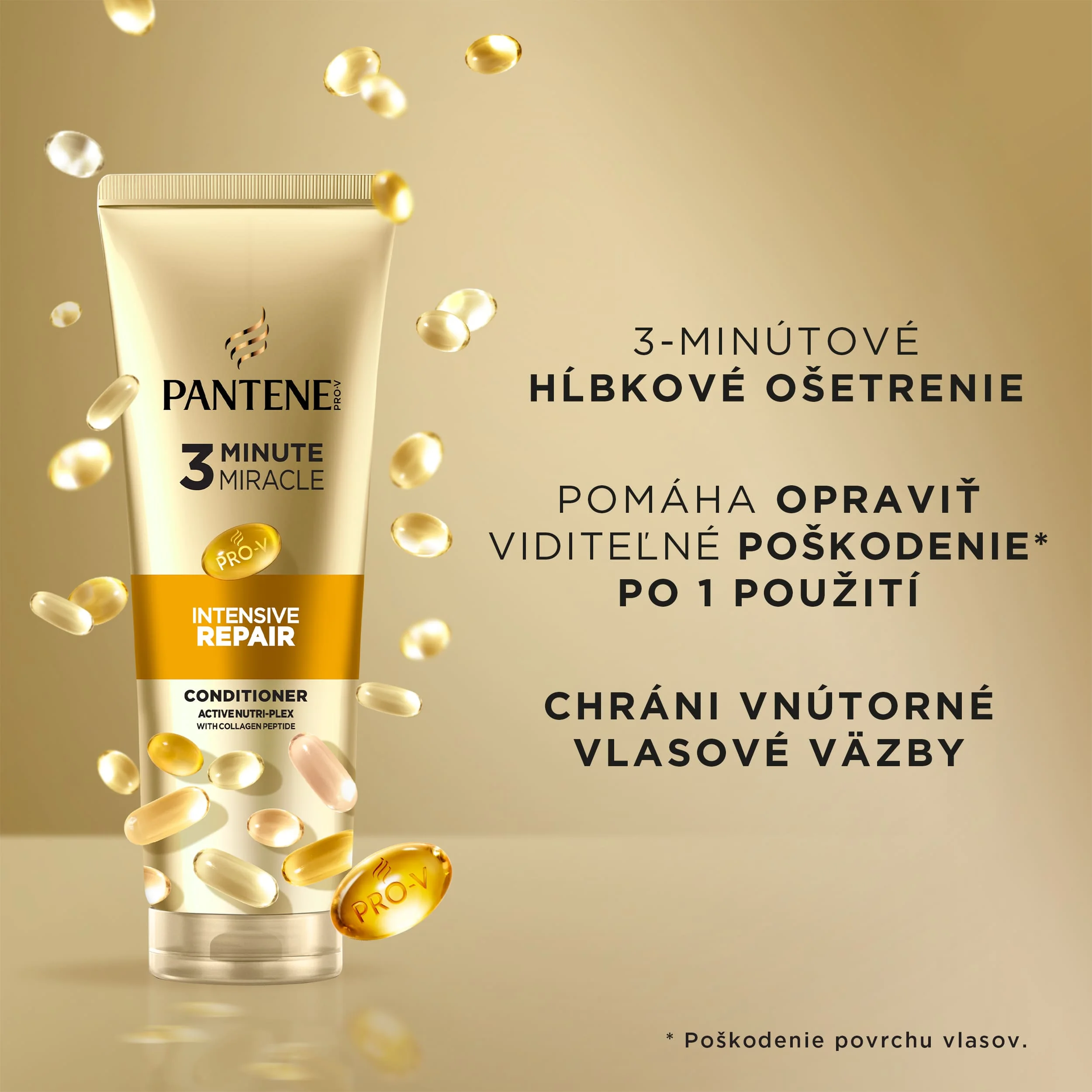 Xmass set Pantene Intensive Repair šampón 400ml + kondicionér 220ml 1 set