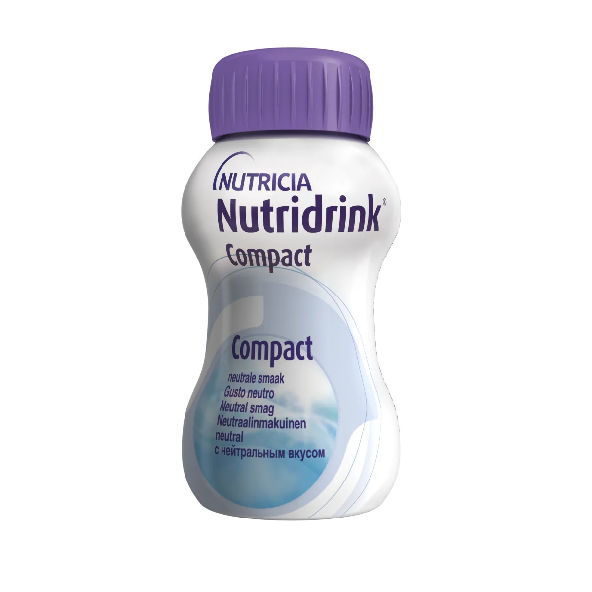 Nutridrink Compact s neutrálnou príchuťou 4x125 ml, nápoj na medicínske účely