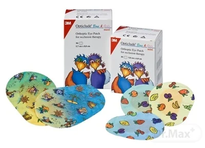 3M Opticlude Boys&Girls Mini očná náplasť 1×30 ks, rozmer 5x6 cm
