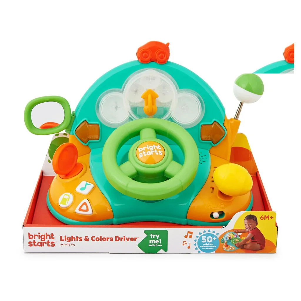 Hračka hudobná svetelná volant Lights&Colors Driver™ 6m+