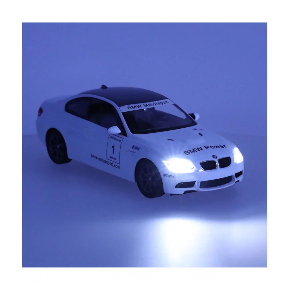 Rastar 48000 BMW M3 1:14 biele na diaľkové ovládanie-MOVEO