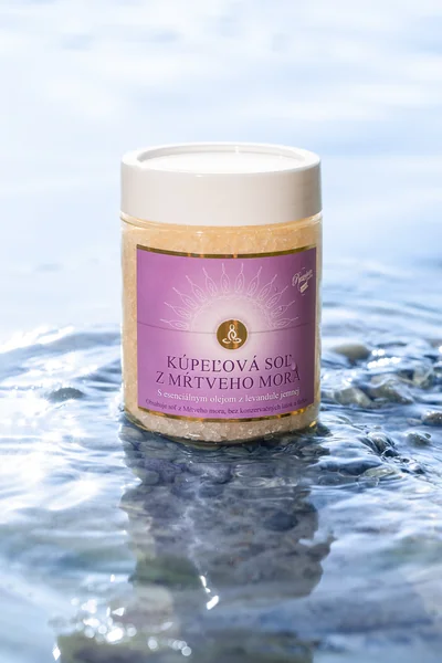 ZENDREAMTHERAPY Kúpeľová soľ z Mŕtveho mora s éterickým olejom levanduľa 1×500 g, soľ z Mŕtveho mora