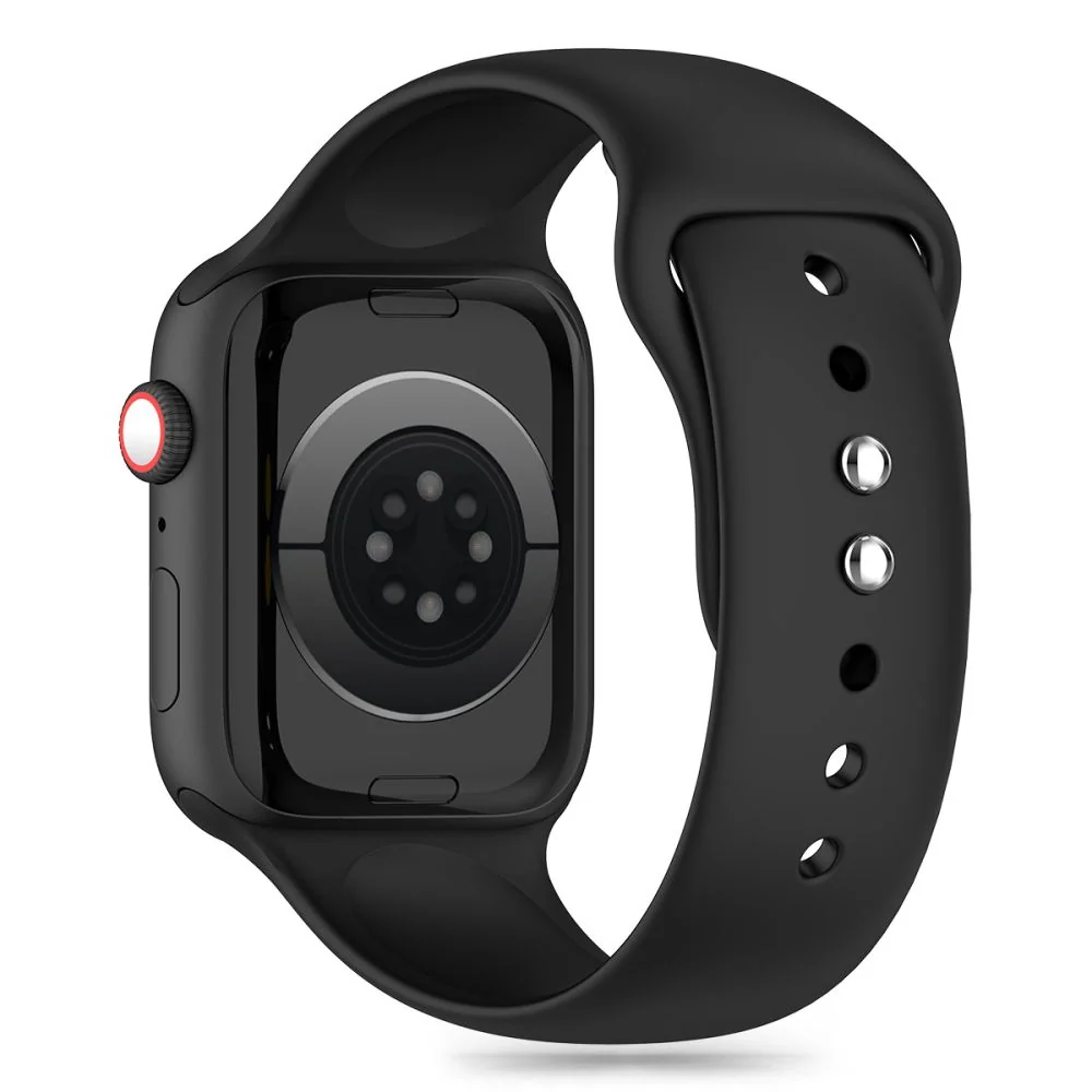 Tech-Protect Silicone remienok na Apple Watch 42/44/45/49mm black