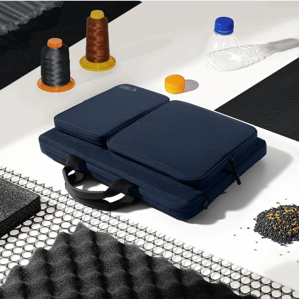 Tech-Protect Defender Bag taška na notebook 17'', tmavomodrá
