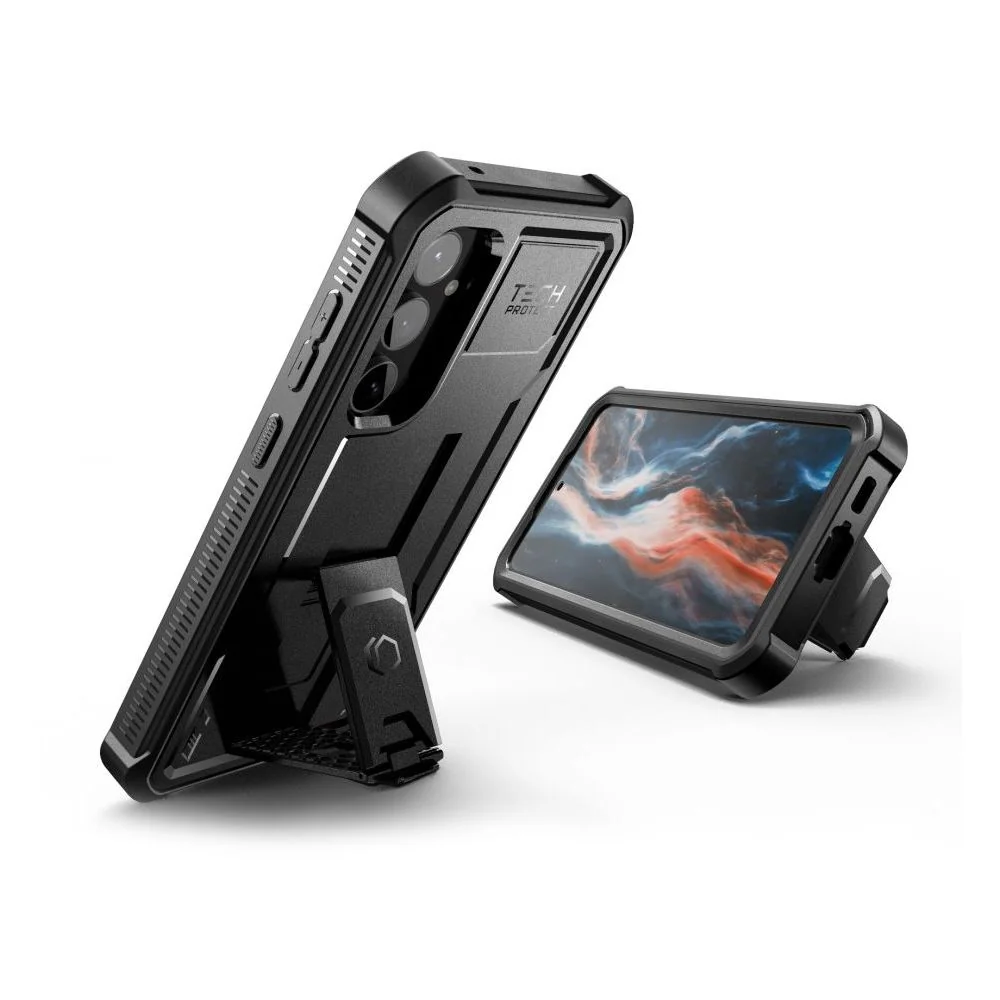 Tech-Protect Kevlar kryt na Samsung Galaxy S23 FE, čierny