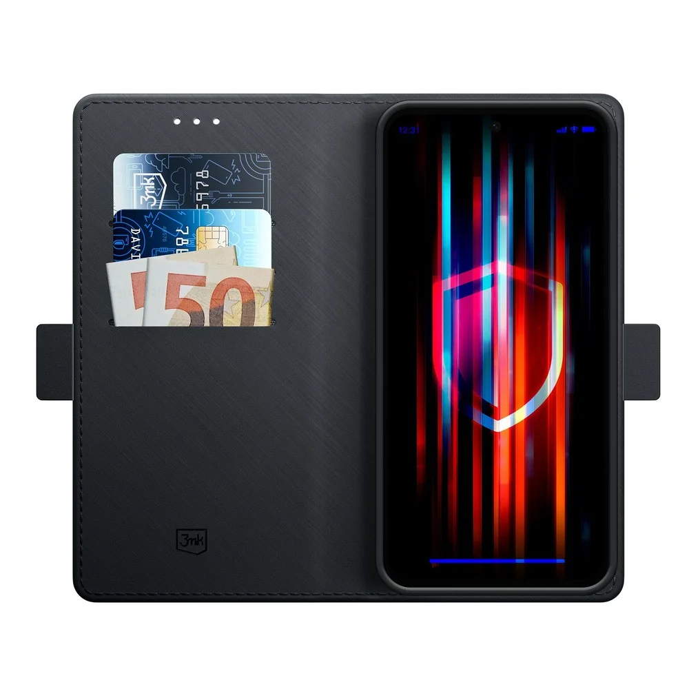 3mk Wallet Case puzdro pre Xiaomi Redmi Note 15 4G/Redmi Note 15 5G - Čierna