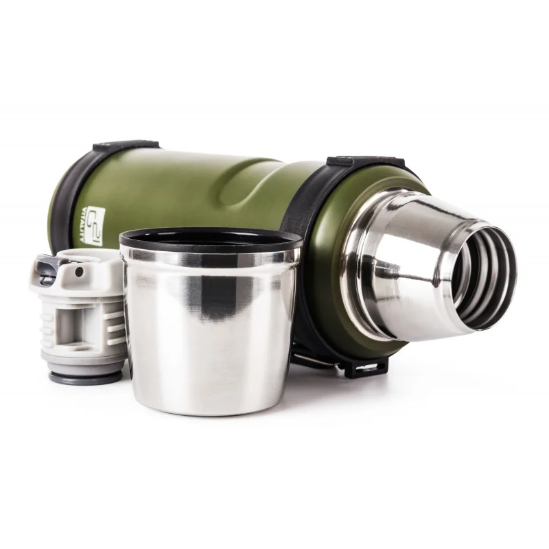 G21 Termofľaša na pitie, 1000 ml, zelená s rukoväťou na pitie, 1000 ml, zelená s rukoväťou G21TL1Z