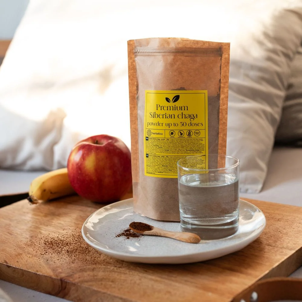 Prémiová čaga sibírska 100% prášok - 100g - Herbatica