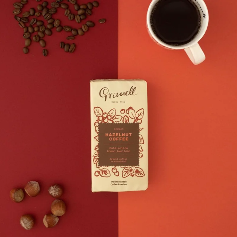 GRANELL Hazelnut Coffee 2ks 2 x 250g (100% Arabica)