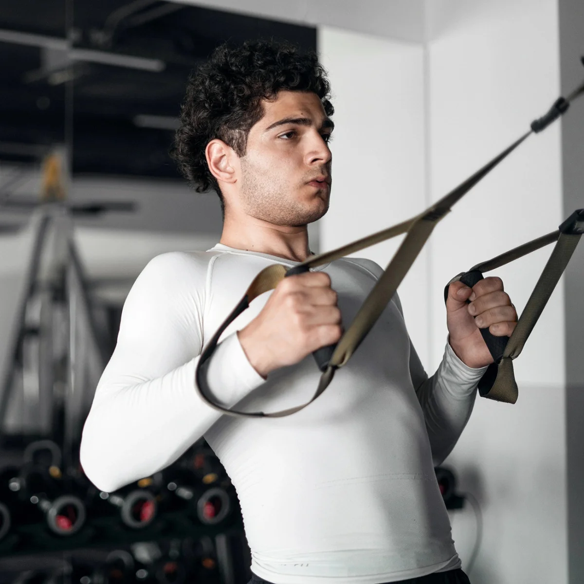 MG Exercise Bands závesný posilňovací systém, khaki