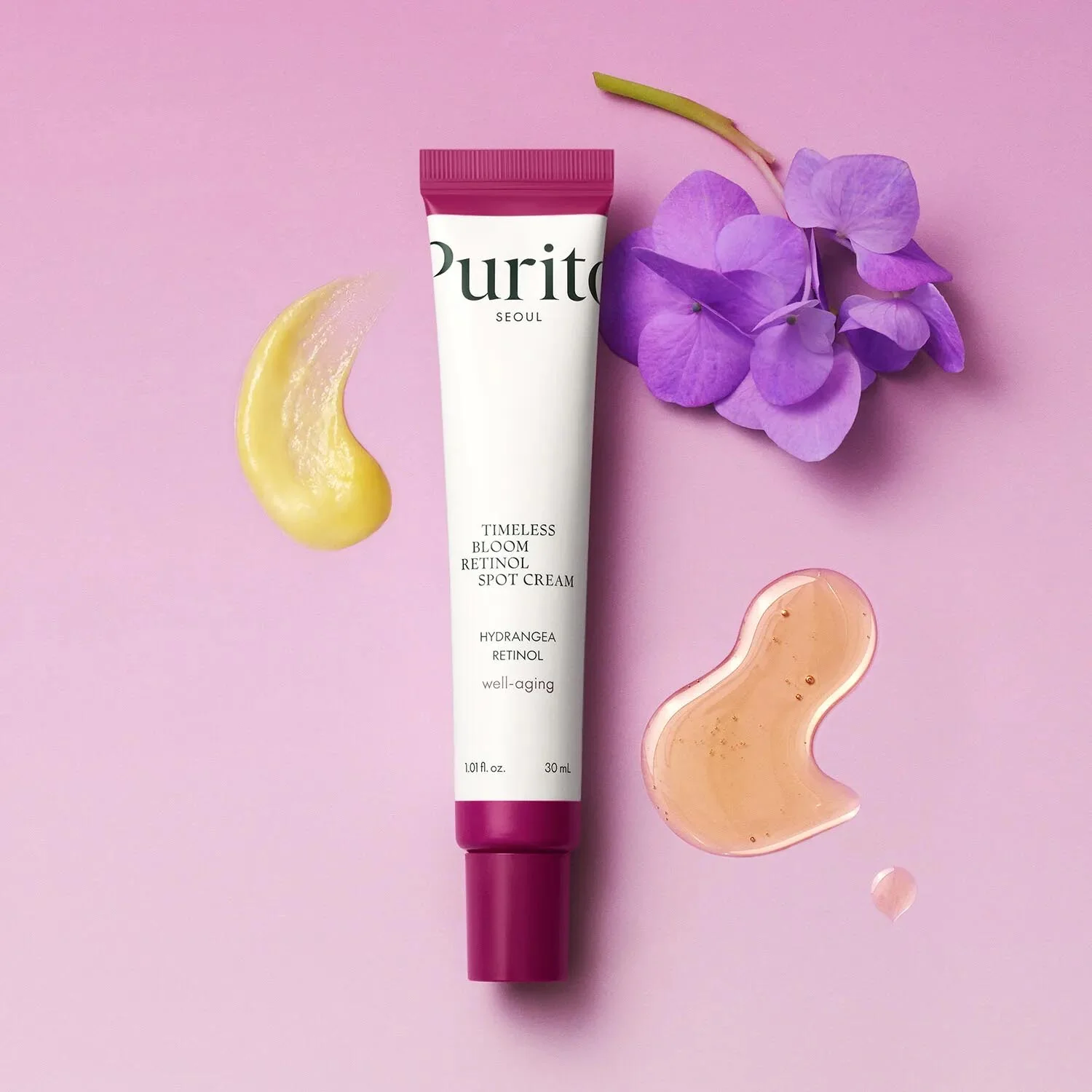 Purito Timeless Bloom Retinol SpotCream retinolový krém 30 ml