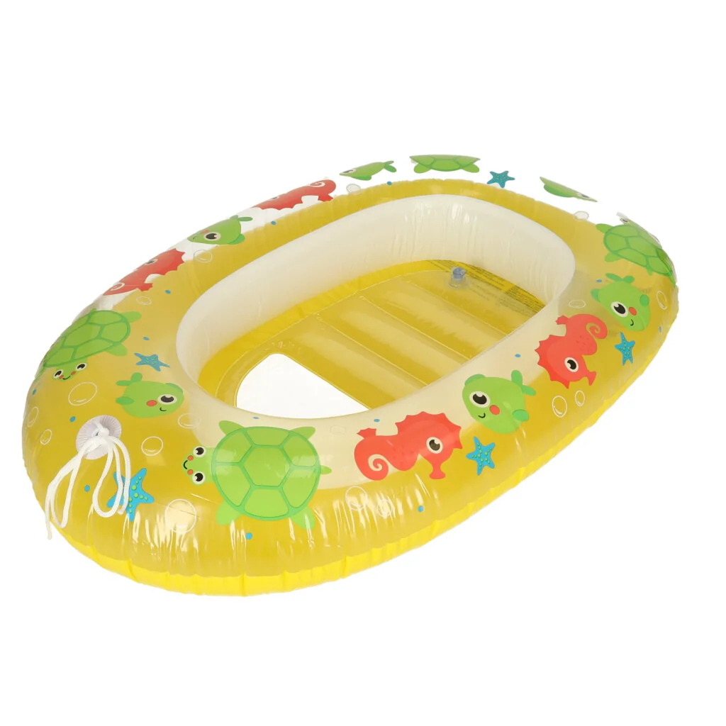 Nafukovačka pre deti BESTWAY 34037 102x69cm Čln žltý