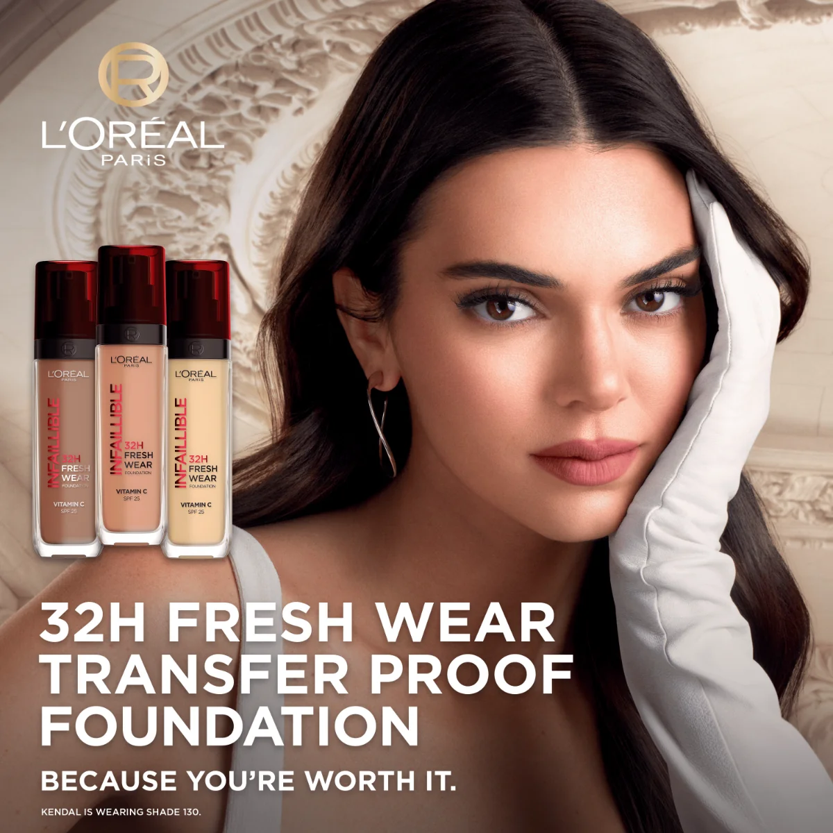 L´Oréal Paris Infaillible 32h Fresh Wear make-up 140 Golden Beige, 30 ml 1×30 ml, tekutý make-up