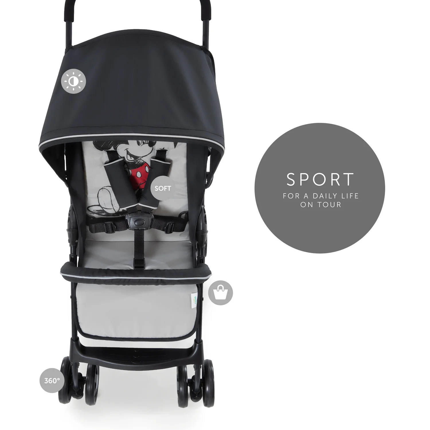 Hauck Sport Mickey Stars športový kočík