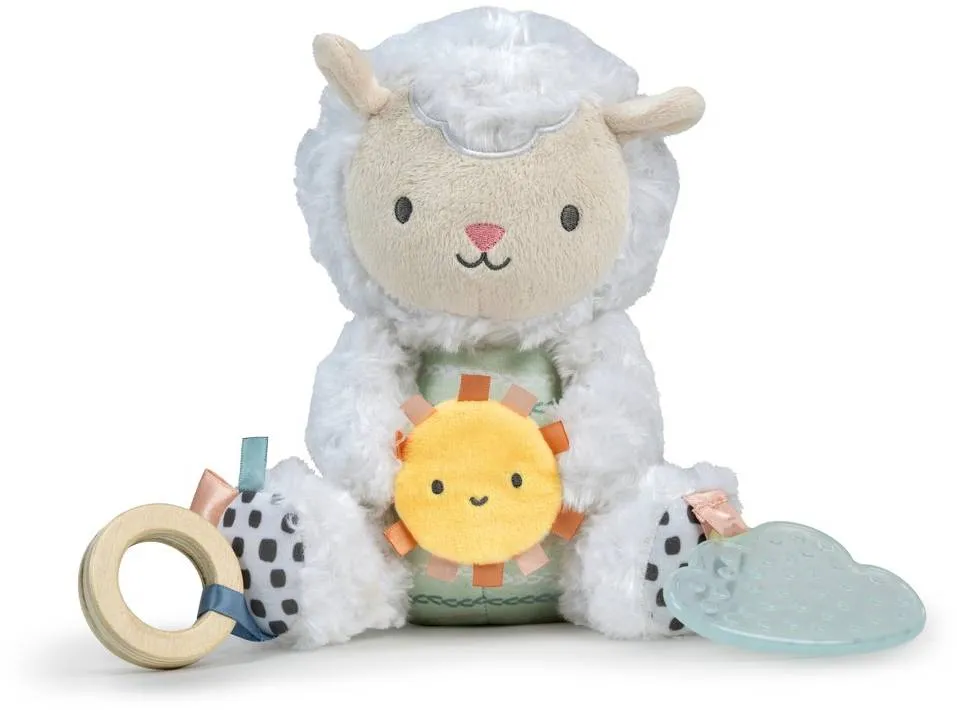 INGENUITY Hračka plyšová aktívna Calm Springs™ ovečka Sheepy 0m+ 1×1 ks, plyšová hračka pre deti